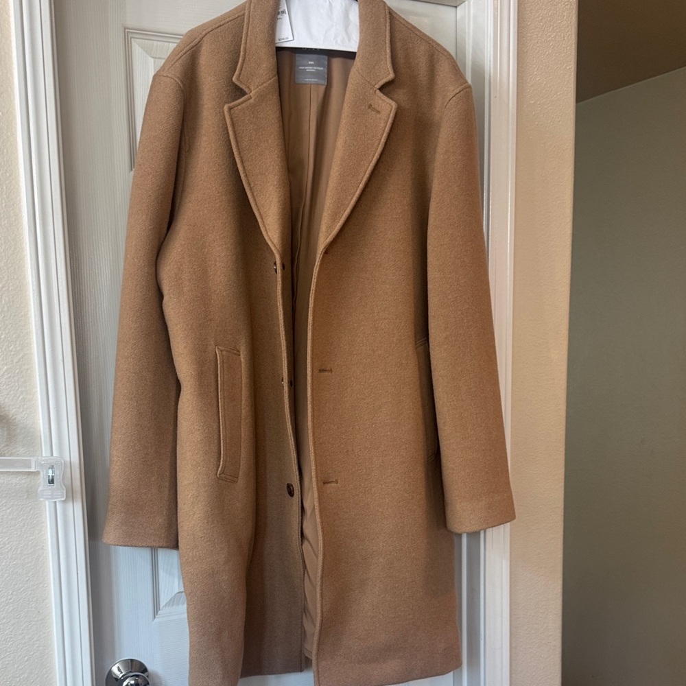 GAP Men's Camel Trench Coat